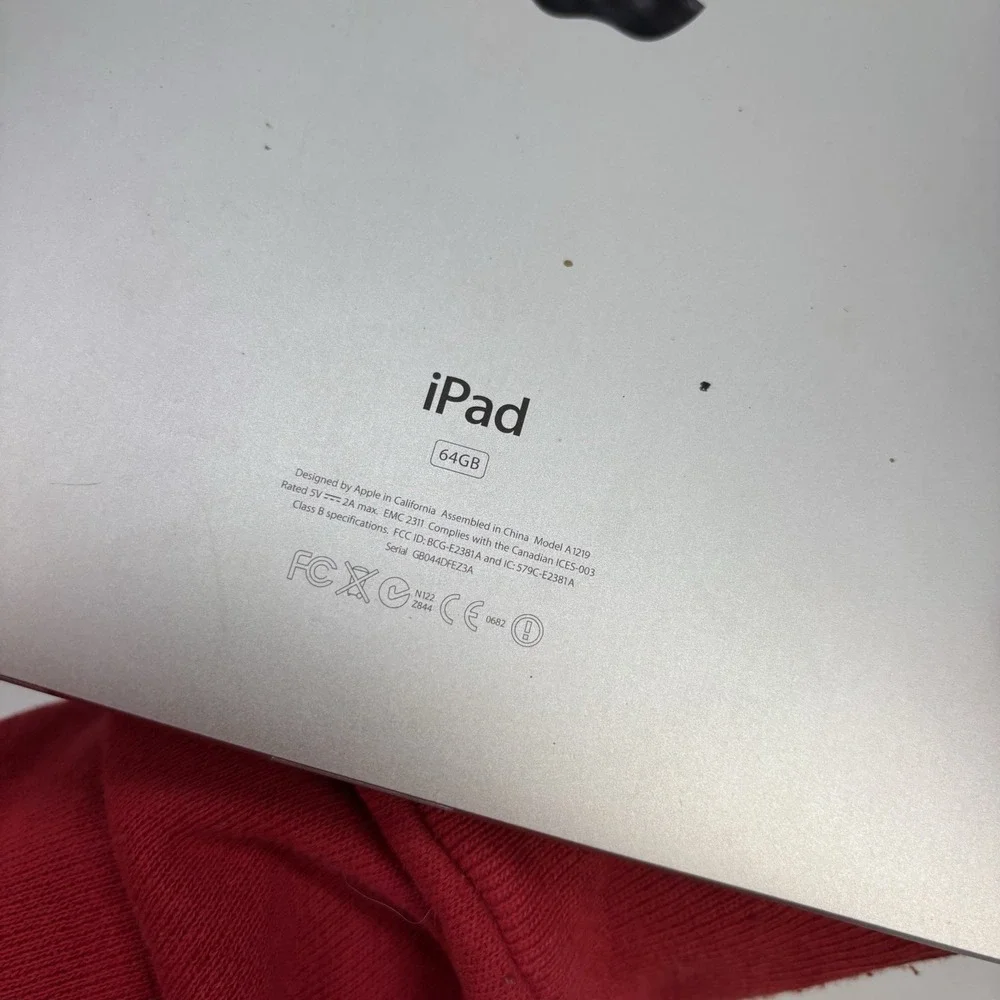 Apple iPad 1st Generation 64GB Wi-Fi, 9.7in Model A1219 Boot Loop Broken Repair